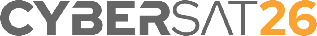 CyberSat 2026 logo, full color